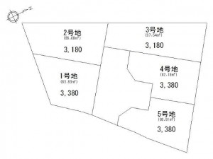 井口堂２丁目　区画図